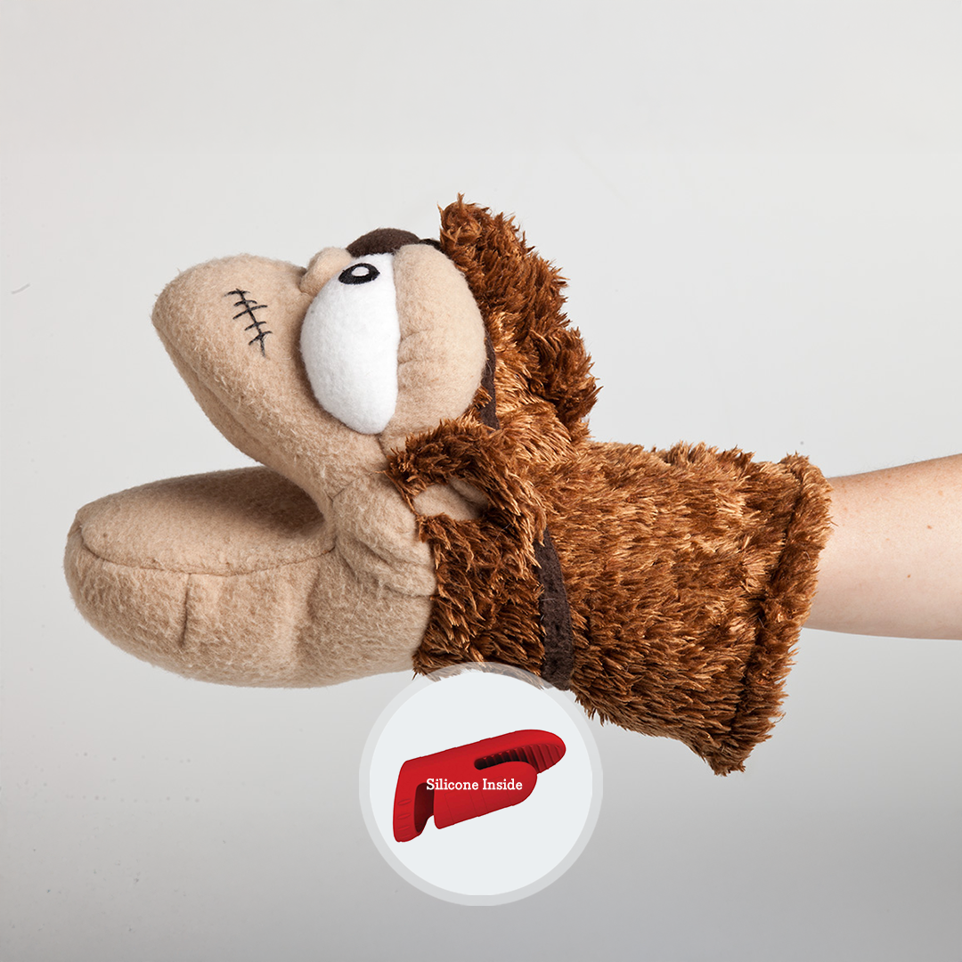 NeverBite™ Jean-Luc The Monkey - Bite-Proof Dog Trainer Puppet from Chewy Chums