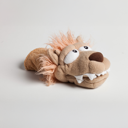 chewy chums neverbite pirate lion plush dog toy with silicon inside