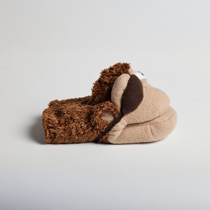 chewy chums neverbite pirate monkey plush dog toy puppet with silicon inside